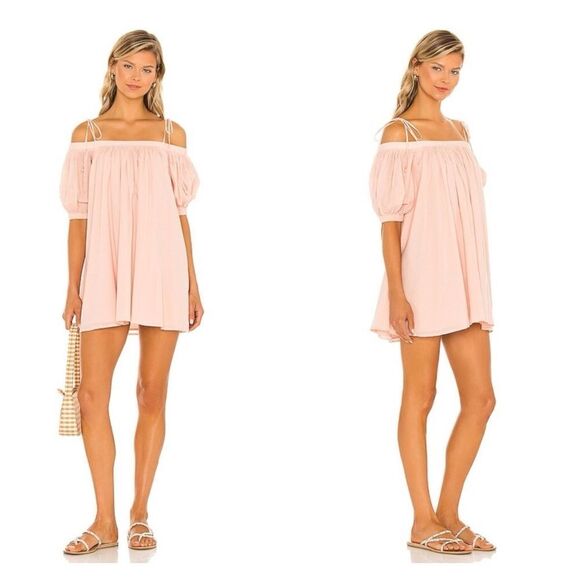 MAJORELLE Scottie Mini Dress in Blush Nude Size S - Picture 1 of 11
